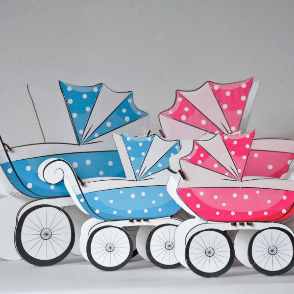 Dečija kolica M Color (Tematske kutije) - www.dekorativnekutije.co.rs