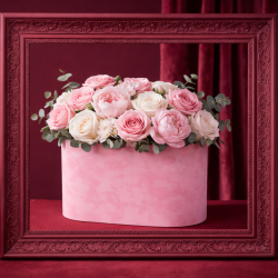 Ovalna kutija PLIŠ 32cm