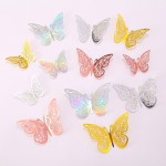 Leptirići 3D za dekoracije 12kom (Pikovi) - BOX DECOR Leptirići 3D za dekoracije 12kom (Pikovi) - www.dekorativnekutije.co.rs
