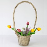Pletena korpa Saksija natur 3u1 (Pletene korpe) - www.dekorativnekutije.co.rs